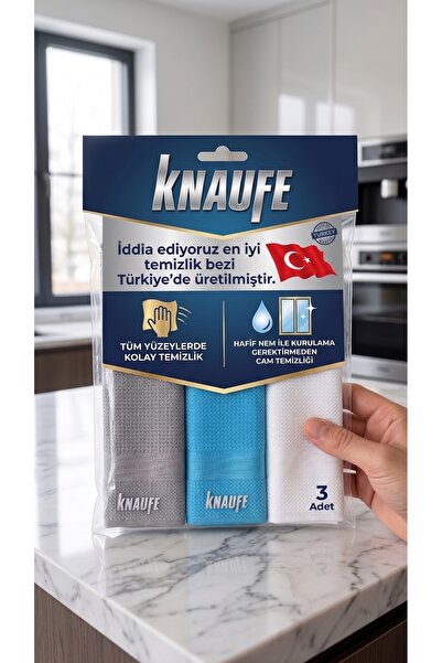 KNAUFE MİKROFİBER TEMİZLİK BEZİ 3lü