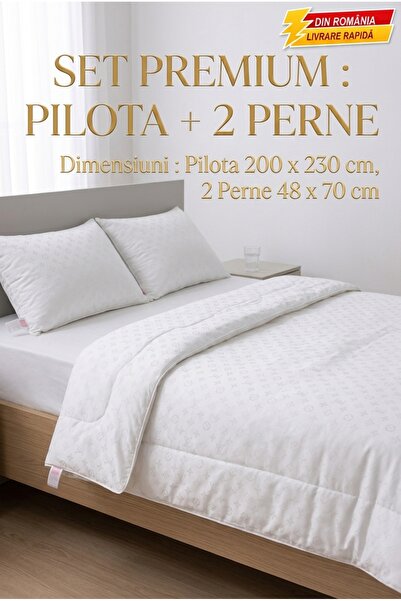 Casa New Concept Set Pilota dubla 200x230 cm + 2 Perne 48x70 cm, umplutura 20...