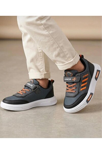 mustey Lightweight Sole Water-Repellent Children's Sports Shoes with Velcro S...