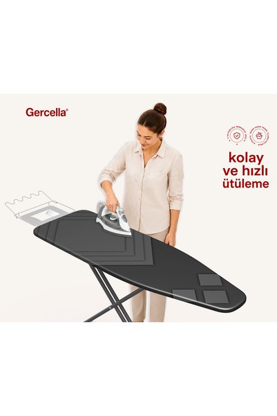 GERCELLA (HEDİYELİ) CLİO ÜTÜ MASASI KILIFI BEZİ ÖRTÜSÜ