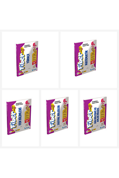 Muba Yayınları Muba 6.sınıf Türkçe+Matematlk+Fen+Sosyal+Din Kültürü Fiber Soru Bankası