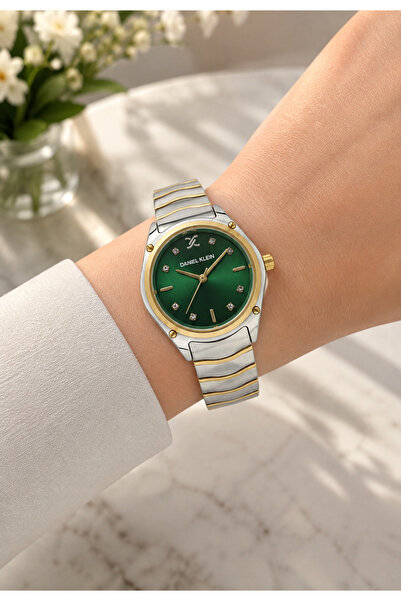 Daniel Klein Women's Wristwatch Special Design Stylish Steel Strap Special Di...
