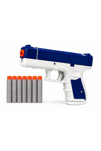 Prlk toys Blaster Zone Glock Köpük Mermili Oyuncak Tabanca 8’li