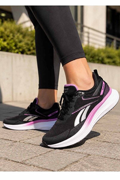 Reebok Pantofi de alergare pentru femei, negri, ușori, pantofi sport casual