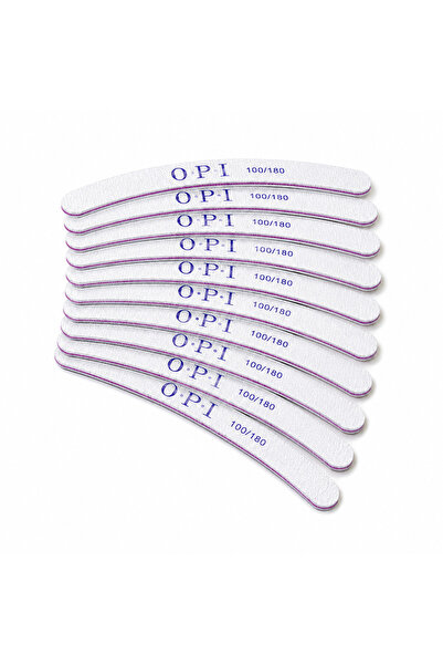 Generic 12 Pieces Professional Curved Nail Files 100/180 Grit, Dual-Sided Man...