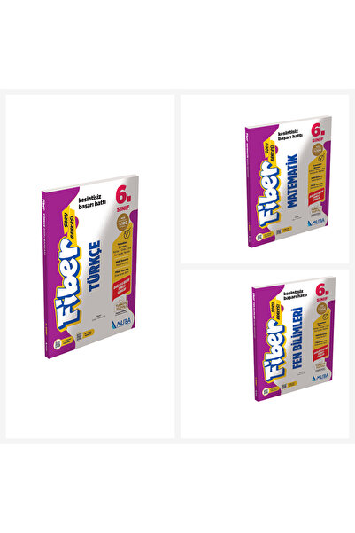 Muba Yayınları Muba 6.Sınıf Türkçe+Matematik+Fen Fiber Soru Bankası