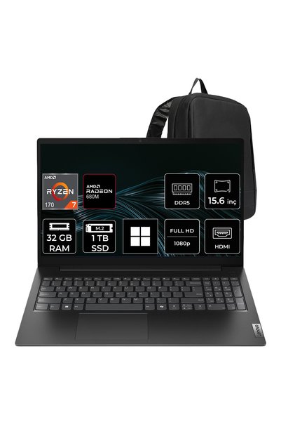 LENOVO V15 G6 Ryzen 7 170 32GB RAM 1TB SSD 15.6" FHD (1920x1080) IPS Win11 Ho...