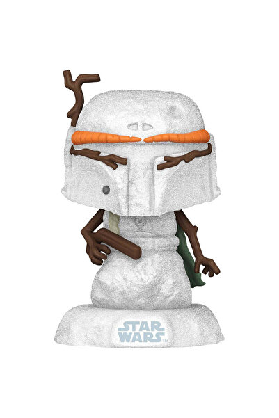 Funko Pop! Movies: Star Wars- Holiday Boba Fett (Snowman)