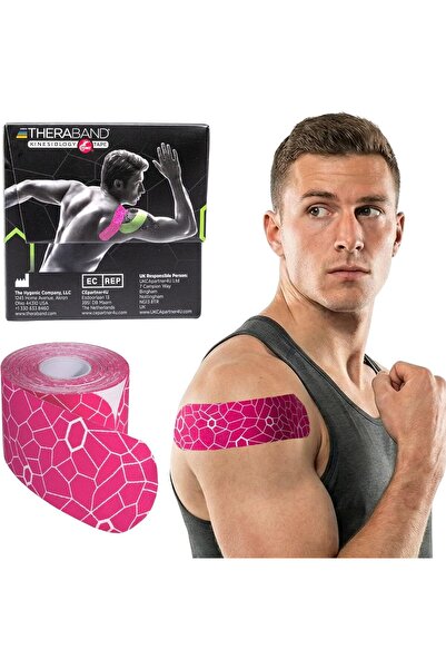 THERABAND شريط كينيسيولوجي، شريط طبي مقاوم للماء لتخفيف الآلام ودعم العضلات و...