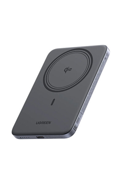 Ugreen MagFlow Air 5.000 mAh MagSafe Wireless Hızlı Şarj Kablosuz Powerbank 2...