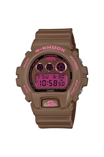 Casio Men's Digital Pink Dial Watch - DW-6900HH-5DR