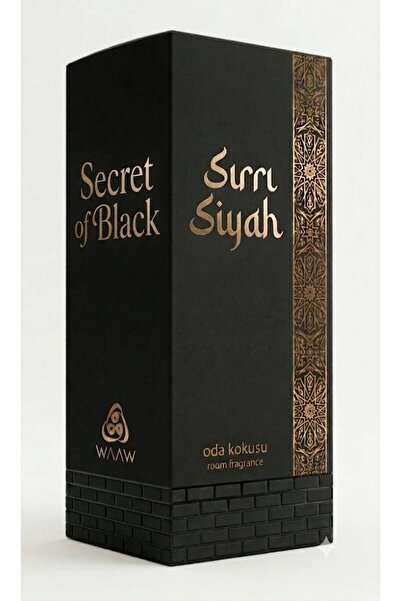 Waaw Sırrı Siyah Kokusu 400ml Alkolsüz Oda ve Seccade Spreyi