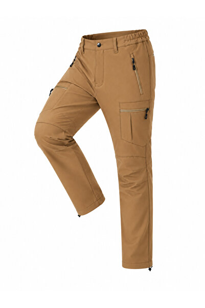 Mudwill Beige Softshell Men's Winter Windproof Pants