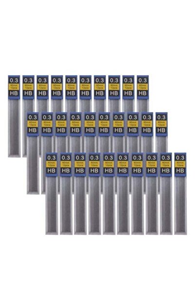 Generic Pencil Leads - 5-Pack HB Mechanical Pencil Refills - 0.3mm, 0.5mm, 0....