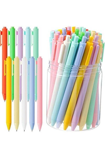 ViViRaSmi 25-Pack Pastel Retractable Gel Pens - Fine Point Black Ink - 6 Soft...