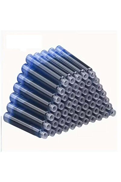 ViViRaSmi 50-Pack Fountain Pen Ink Cartridges Set for Fountain Pen Fine Nib, ...