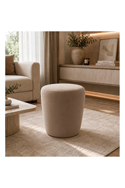 OEM Taburet Nubo, 45x45 cm, culoare Maro taupe