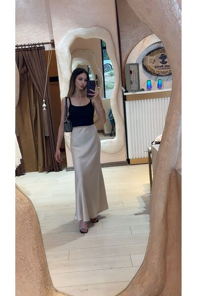 SÜSLÜ BUTİK SATEN ETEK