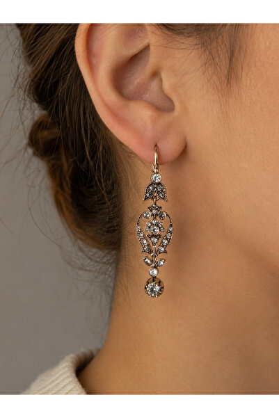 FAYRA ACCESSORIES Authentic Design Earrings with Zircon Stones