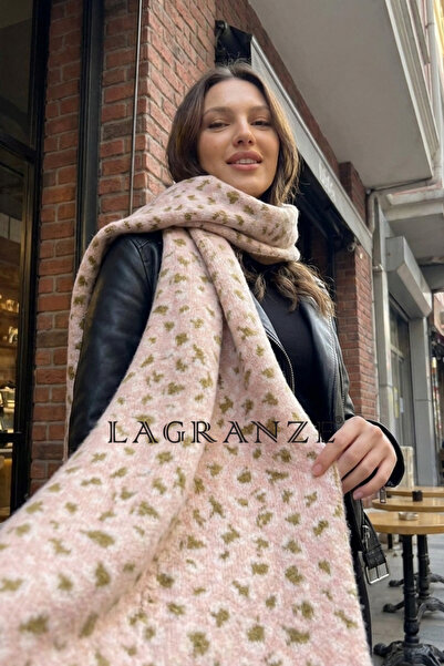 LAGRANZE Leopard Patterned Women's Scarf