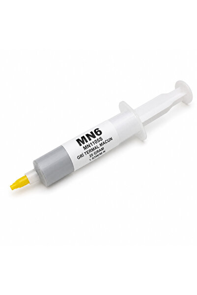 MN6 Mn1105S Gray Thermal Paste, 25 Gram Syringe, 1.93 W/Mk Thermal Conductivi...