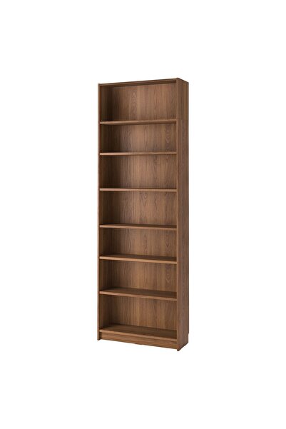 IKEA Modern Kahverengi Kitaplık 80x28x237 cm - Salon/Çalışma Odası Dolabı