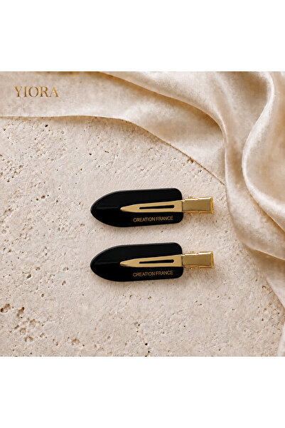 yiora Women's Imported Series 2-Piece Gold Metal Non-Marking Hair Makeup Skin...