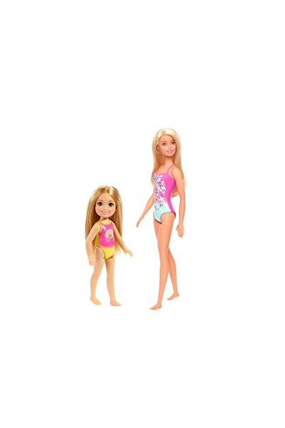Barbie Set de joaca - Papusa si Chelsea la plaja