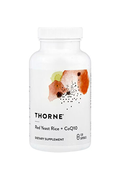 Thorne Red Yeast Rice + CoQ10, Provides Antioxidant Support*, 120 Capsules Su...