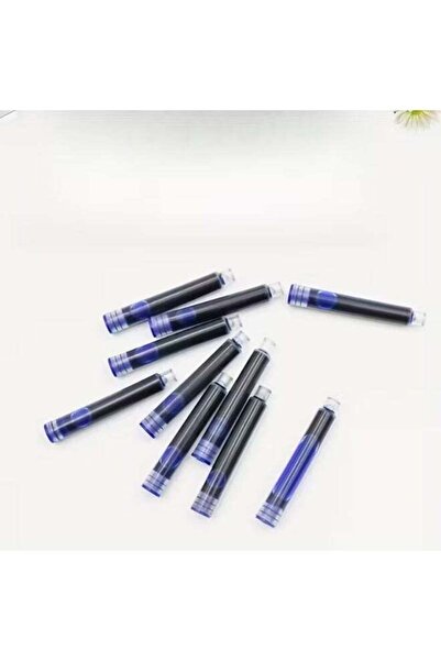 ViViRaSmi 50-Pack Fountain Pen Ink Cartridges Set for Fountain Pen Fine Nib, Smooth Writing Calligraphy Pens for Men & Women, Executive Office Supplies (Ink Catridges, Blue)