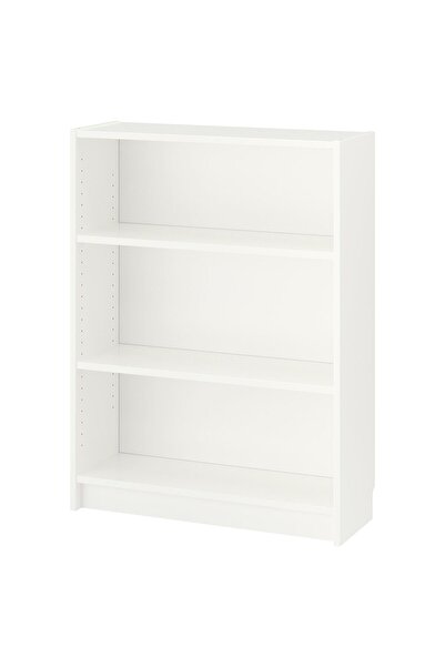 IKEA Modern Beyaz Kitaplık 80x28x106 cm - Salon/Çalışma Odası Dolabı