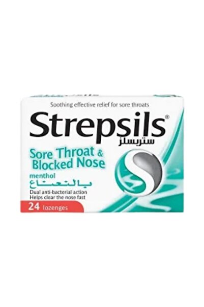 STREPSİLS Menthol Lozenges, Pack of 24’S