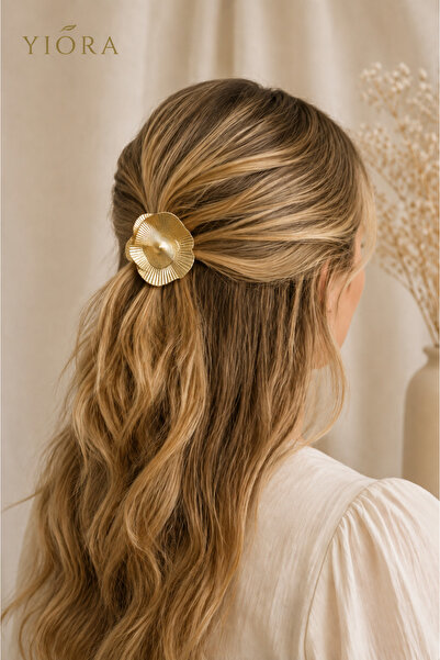yiora Ginkgo Leaf Model Metal Hairpin 5 cm – Small Size Stylish Women's Hair ...