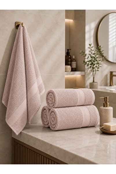 Saf By Arams 4-Piece, 100% Cotton, Bath Towel Set, 70x140 cm, 550GSM, Soft, Absorbent, and Premium Quality.