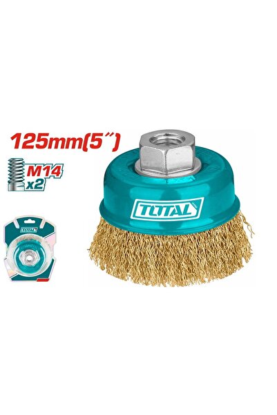 TOTAL Perie de Sârmă Tip Cupă - 125mm