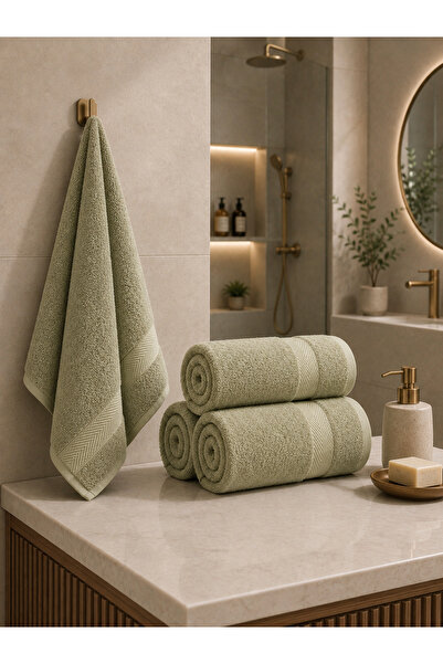 Saf By Arams 4-Piece, 100% Cotton, Bath Towel Set, 70x140 cm, 550GSM, Soft, Absorbent, and Premium Quality.