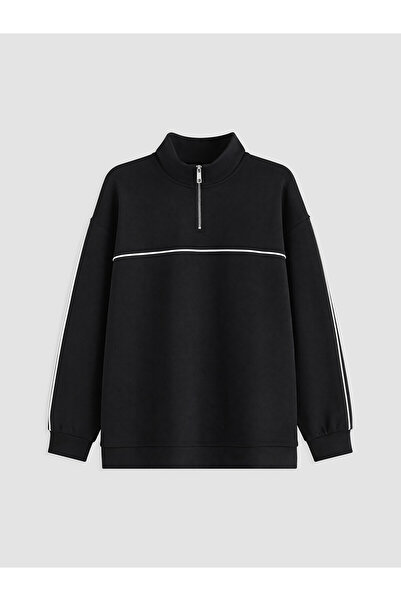 LC Waikiki Vizyon New Season Soft Touch Oversized Women's Sweatshirt Tunic