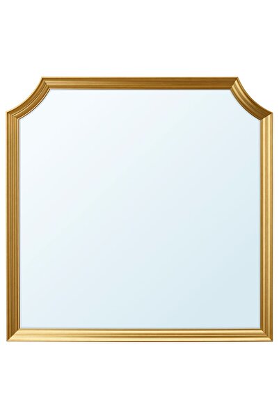 IKEA Modern Altın Duvar Aynası 78x78 cm - Duvar/Salon Dekoratif