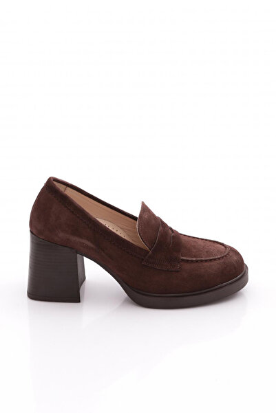 DGN 361 Women's Heeled Loafer Shoes