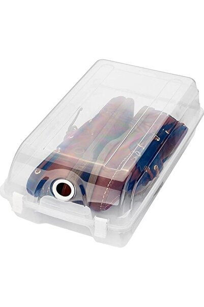 Reoona Transparent Men's Shoe Storage Box 5-Piece Storage and Protection Box