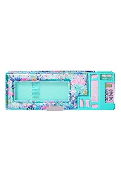 SMIGGLE Wild Side Kalemlik – Çok Bölmeli, Açılır Mekanizmalı-Aqua