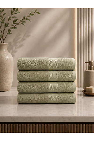 Saf By Arams 4-Piece, 100% Cotton, Bath Towel Set, 70x140 cm, 550GSM, Soft, A...