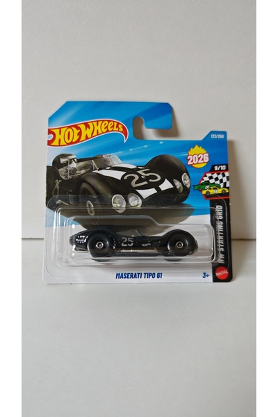 HOT WHEELS Hw Starting Grid Series - Maserati Tipo 61 (Black) Model Car - Jjl41