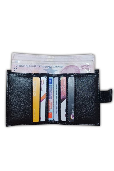 KY Women's Navy Blue Croco Pattern Slim Small Model 10 Card Holder Wallet 1