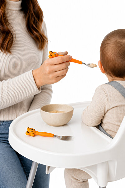 Ve Shop Tiggy Mini 2’li Sevimli Çocuk Mama Kaşığı Seti – Figürlü Bebek ve Çoc...