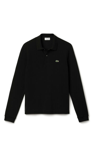 Lacoste L.12.12 Siyah Slim Fit Uzun Kollu Erkek Polo T-shirt