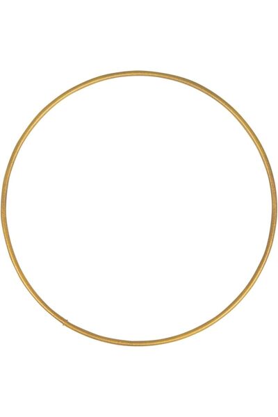 shop Gold Metal Halka 30 cm (1 Adet) | 4MM Galvanizli Metal Makrome Halkası ,...