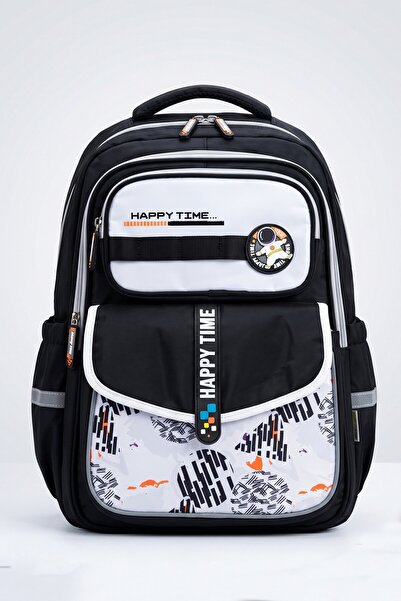 hadiora Astronaut Detailed Reflective Multi-Compartment Quality Fabric School...