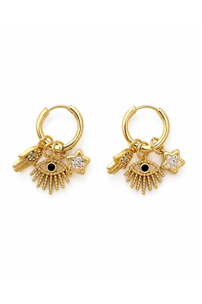 CHARMLUCKY ÖZEL SERİ GÖZ CHARM KÜPE