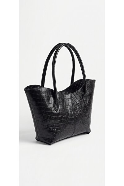 GALANDE Genuine Leather Handcrafted Croco Pattern Women's Shoulder Bag - Tote...